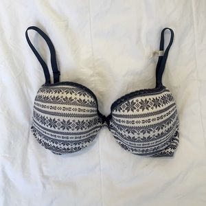 Aerie Paige Bra in Nordic Print 34D